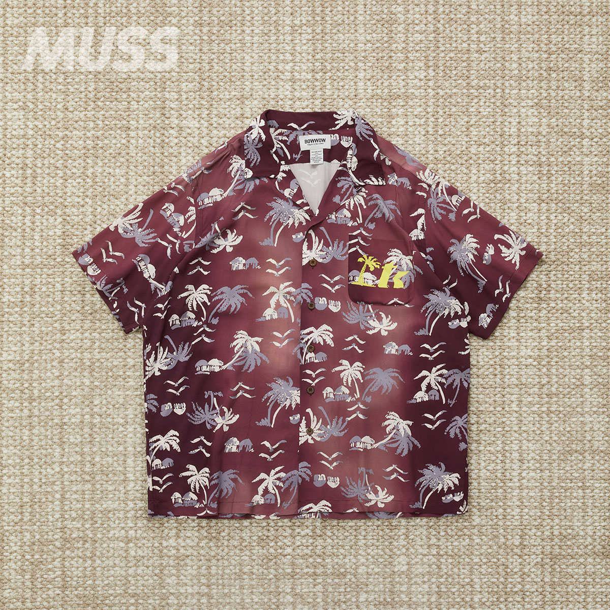 BOWWOW联名日产休闲夏威夷衬衫
