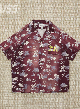 现货 BOW WOW X RECOGNIZE X TK RECORDS 联名日产夏威夷衬衫25SS