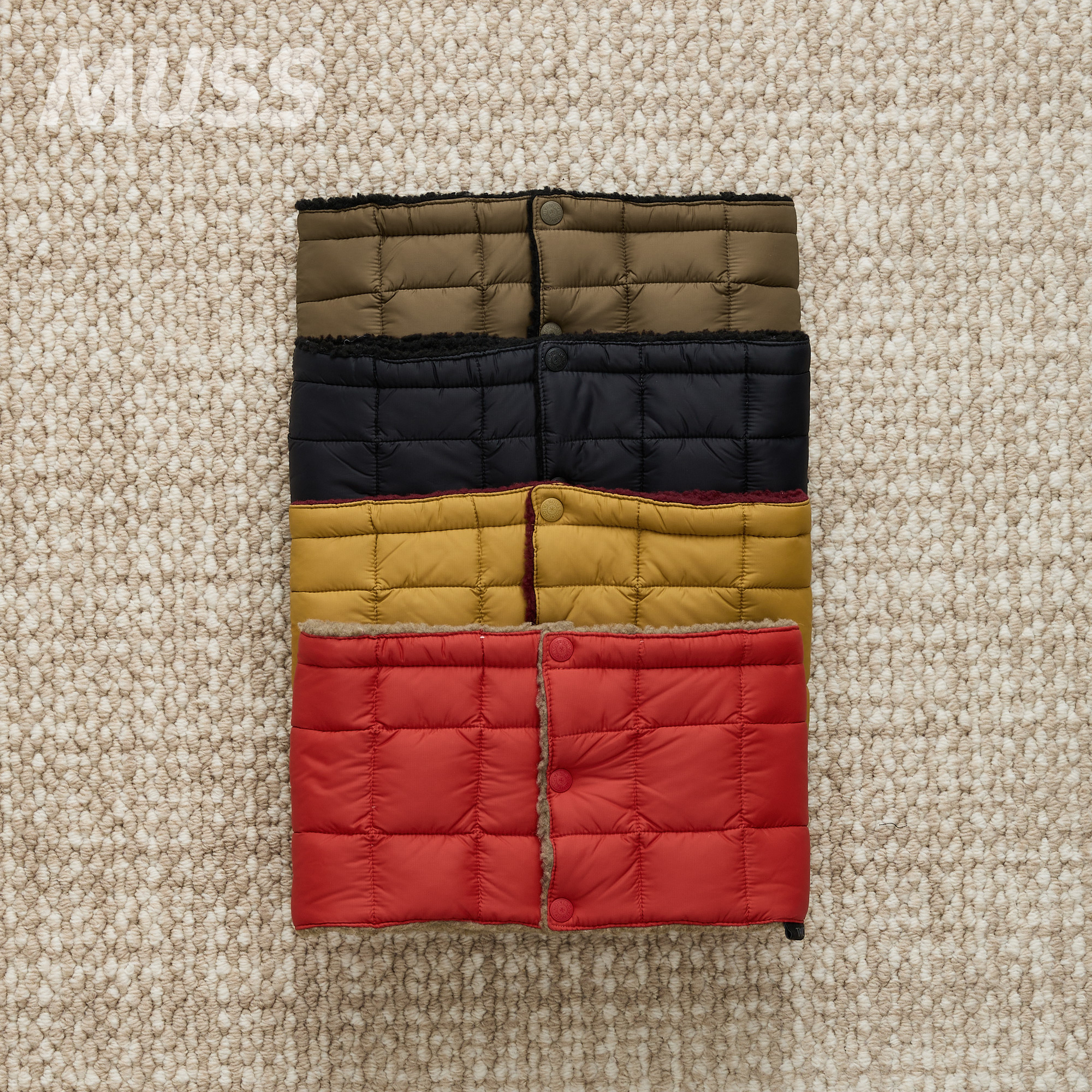 TAION双面穿防风羽绒保暖围脖