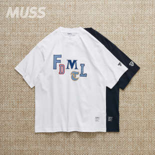 纯棉宽松廓形休闲LOGO贴片短袖 现货 T恤 TEE PATCH FDMTL LOGO
