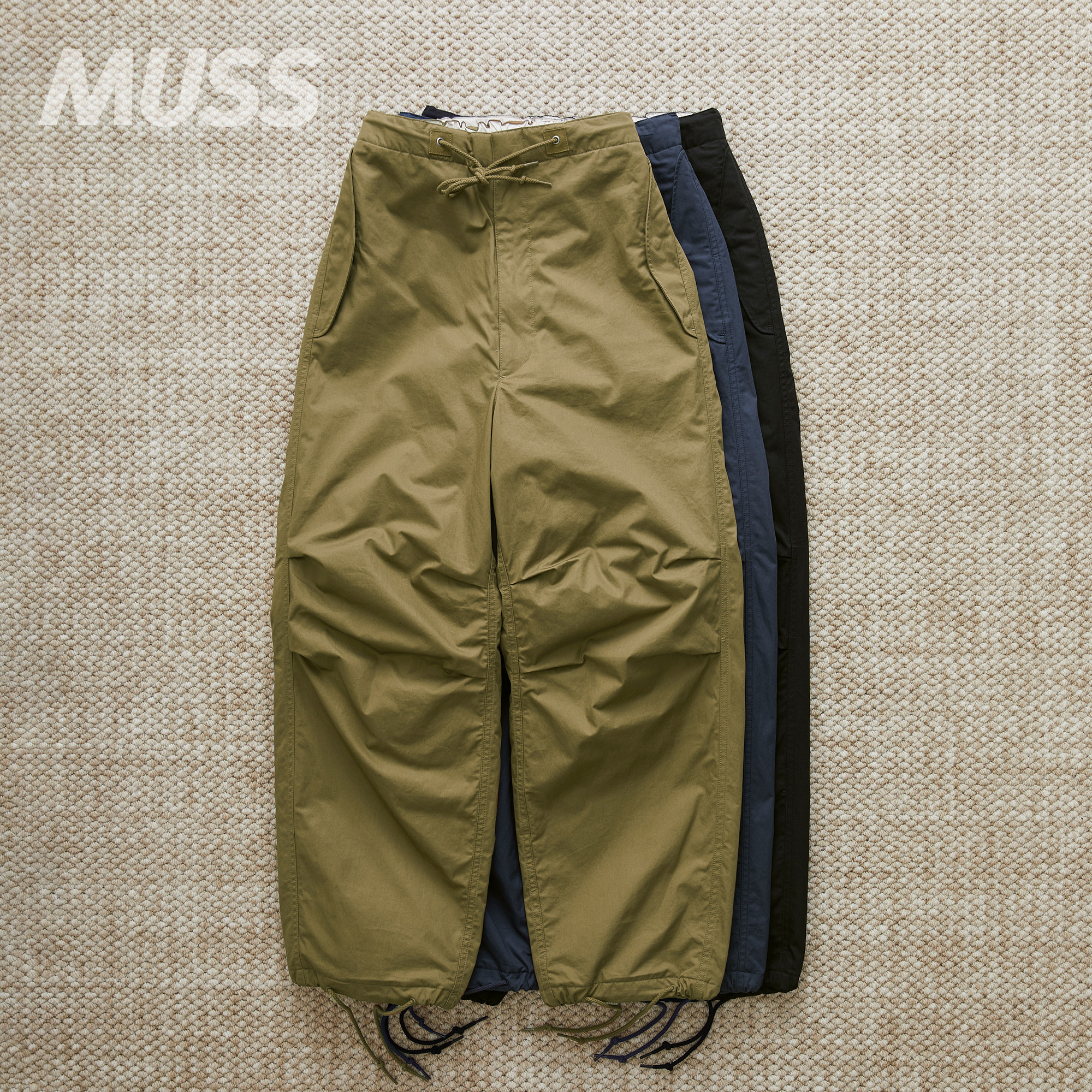 NANAMICA多口袋抽绳工装休闲长裤