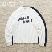GRAPHIC 现货 MADE 日产字母印花长袖 SHIRT HUMAN T恤 25SS