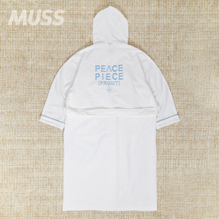 现货 FRAGMENT DESIGN PEACE PIECE 藤原浩字母闪电刺绣居家浴袍