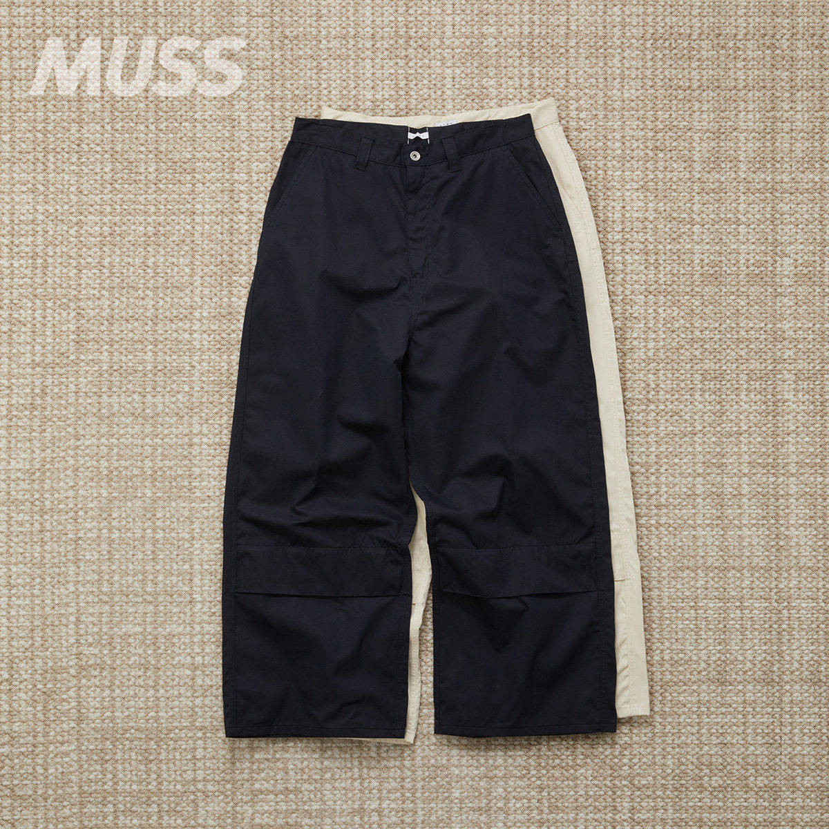 现货NAME. GIZA GABARDINE VENTILATION日产长绒棉透气休闲裤25SS