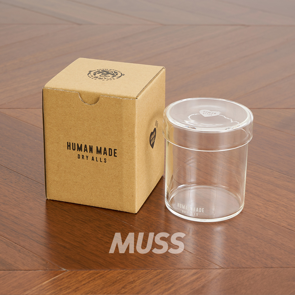 HUMANMADE日产带盖玻璃储物罐