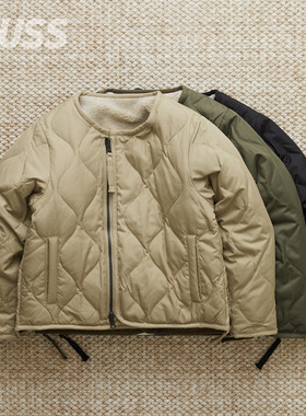 现货 TAION KID MILITARY RIVERSIBLE童装双穿摇粒绒保暖羽绒夹克