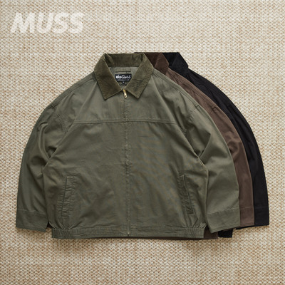 WILDTHINGS酵洗灯芯绒领夹克