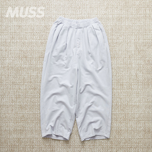 ANCELLM 日产双褶做旧休闲西裤 TUCK PANTS 25SS SWEAT 现货