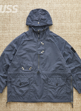 现货 WILDTHINGS ROYAL NAVY ANORAK 英国皇家海军做旧水洗夹克