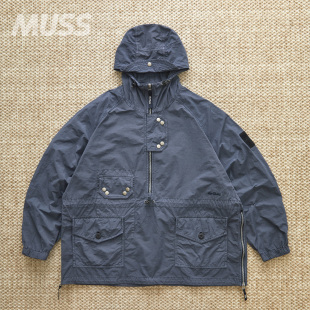 ANORAK 现货 NAVY ROYAL 英国皇家海军做旧水洗夹克 WILDTHINGS