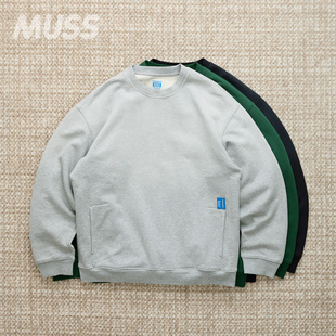 CREWNECK 现货 WEIGHT HEAVY 渐变水洗做旧圆领卫衣 LIBERAIDERS