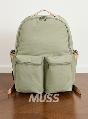 现货 F/CE. W.R CANVAS RUCK SACK 丝光防水帆布多功能通勤双肩包