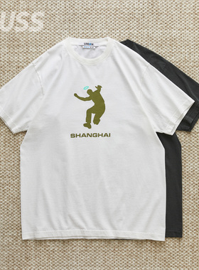 现货 UNION R.E. TEE 美产展会限定水洗滑板LOGO印花休闲短袖T恤