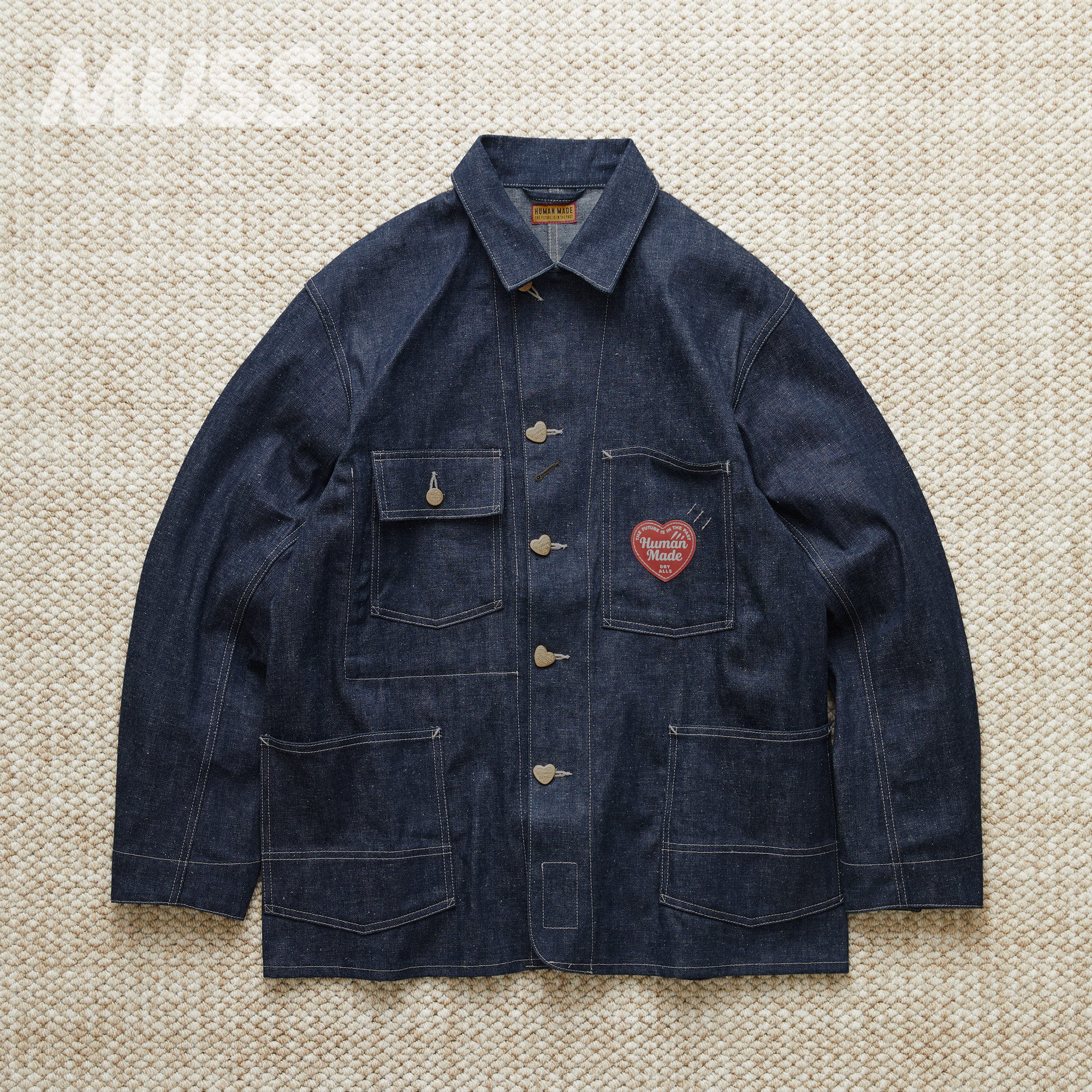 HUMANMADE日产人字形牛仔夹克