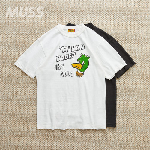 HUMANMADE日产猎鸭字母短袖T恤