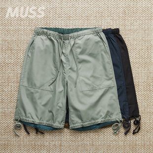 现货 TAION REVERSIBLE SHORTS 轻质军事风双面穿阔腿短裤 25SS