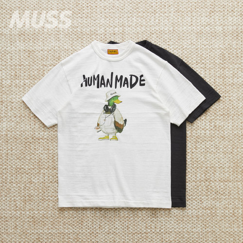 HUMANMADE日产漫画老虎猎鸭短袖