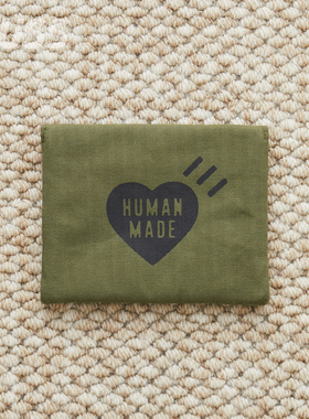 现货 HUMAN MADE PASSPORT CASE 复古军事风收纳卡包护照夹 25SS