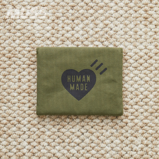现货 HUMAN MADE PASSPORT CASE 复古军事风收纳卡包护照夹 25SS