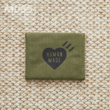 现货 HUMAN MADE PASSPORT CASE 复古军事风收纳卡包护照夹 25SS