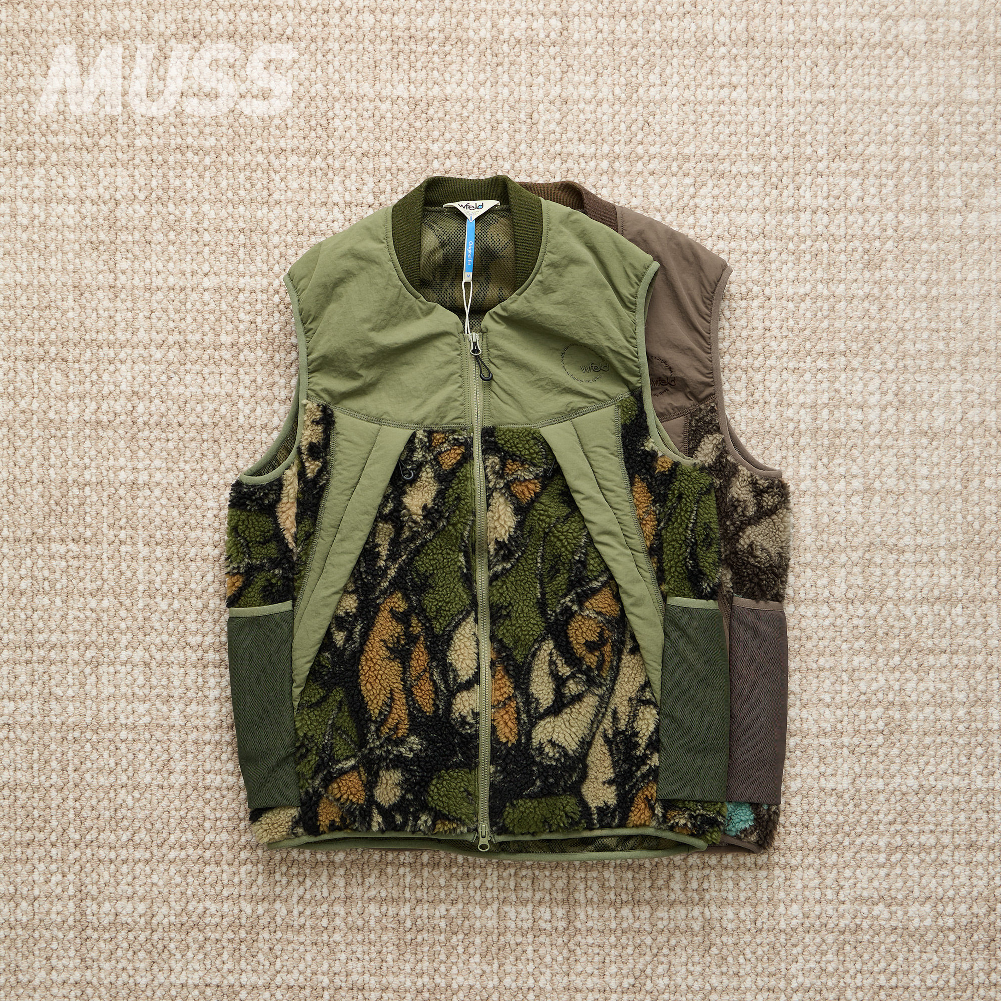 POTEXWFELD迷彩机能摇粒绒马甲