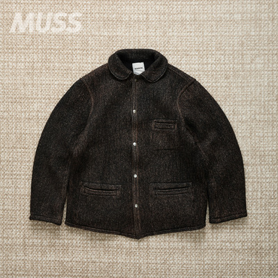 BOWWOW日产双层羊毛做旧工装外套