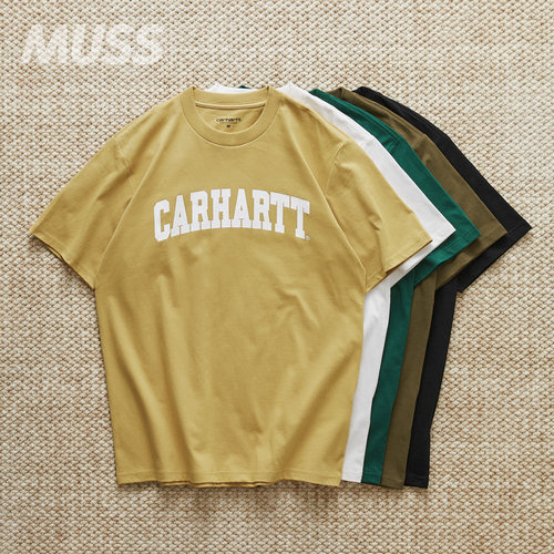 CARHARTT字母LOGO休闲短袖T恤
