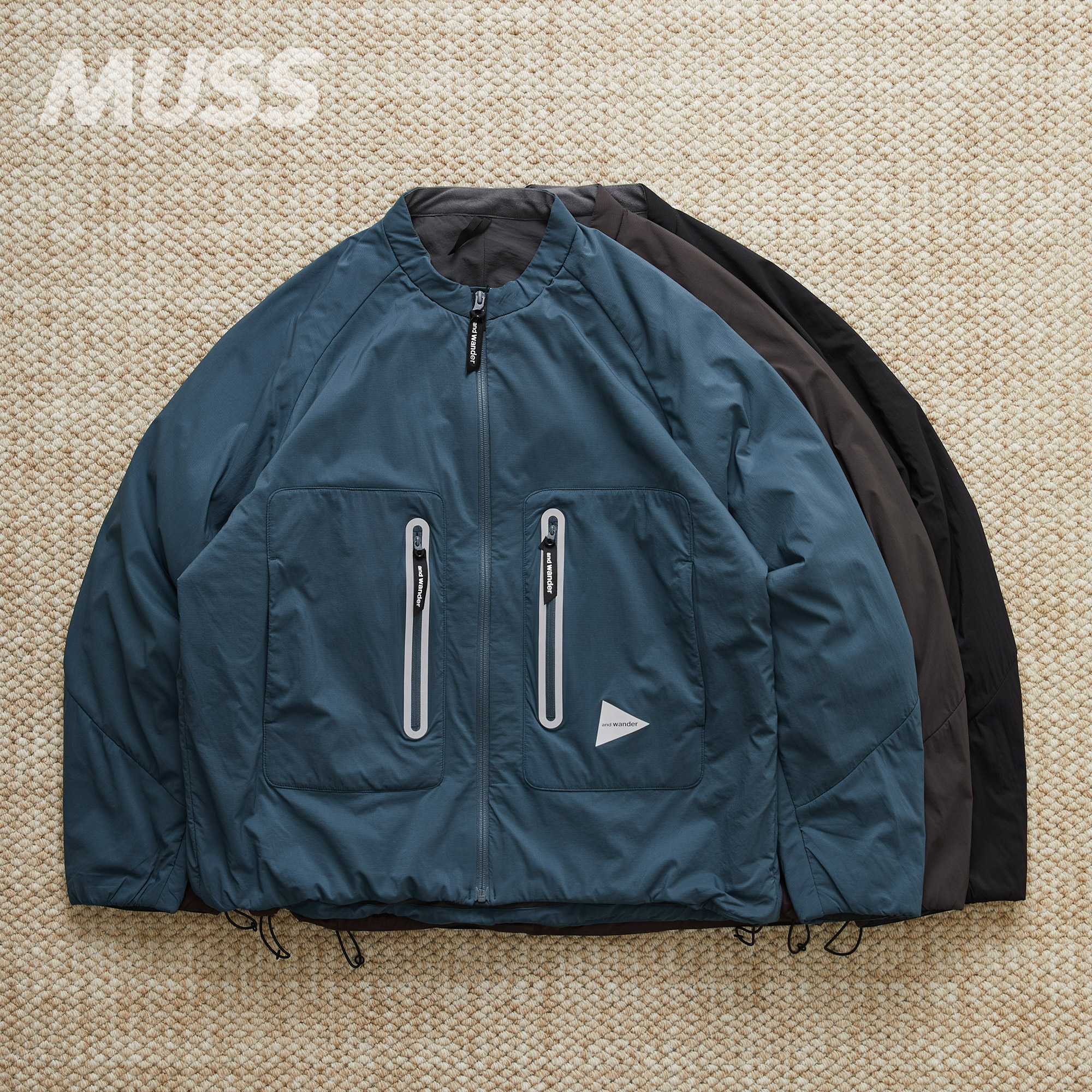 ANDWANDER户外机能保暖棉服开衫