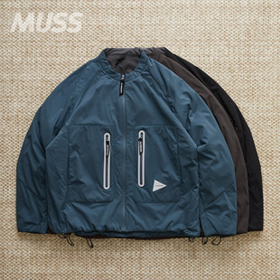 AND COLLARLESS户外机能保暖棉服开衫 WANDER AIR 外套 ALPHA 现货