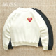 MADE 现货 HUMAN SWEATSHIRT日本制爱心字母印花休闲圆领卫衣24SS
