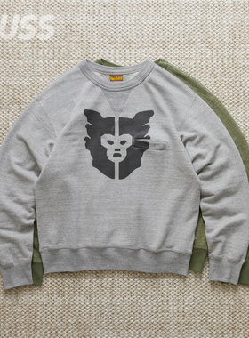 现货HUMAN MADE MILITARY SWEATSHIRT军事风猿人图案套头卫衣25SS