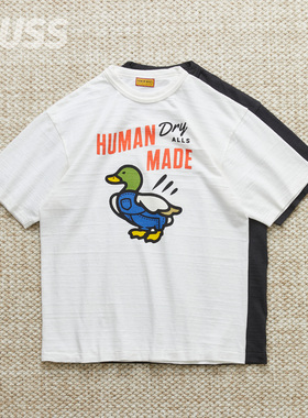 现货 HUMAN MADE GRAPHIC T-SHIRT 日产卡通鸭子印花短袖T恤 25SS