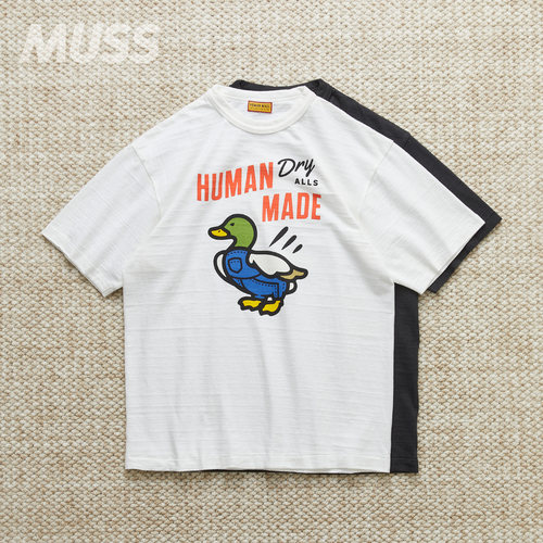 HUMANMADE日产鸭子印花短袖T恤