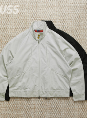 现货 BALORIGINAL X BARACUTA G9联名格纹内衬复古立领哈灵顿夹克