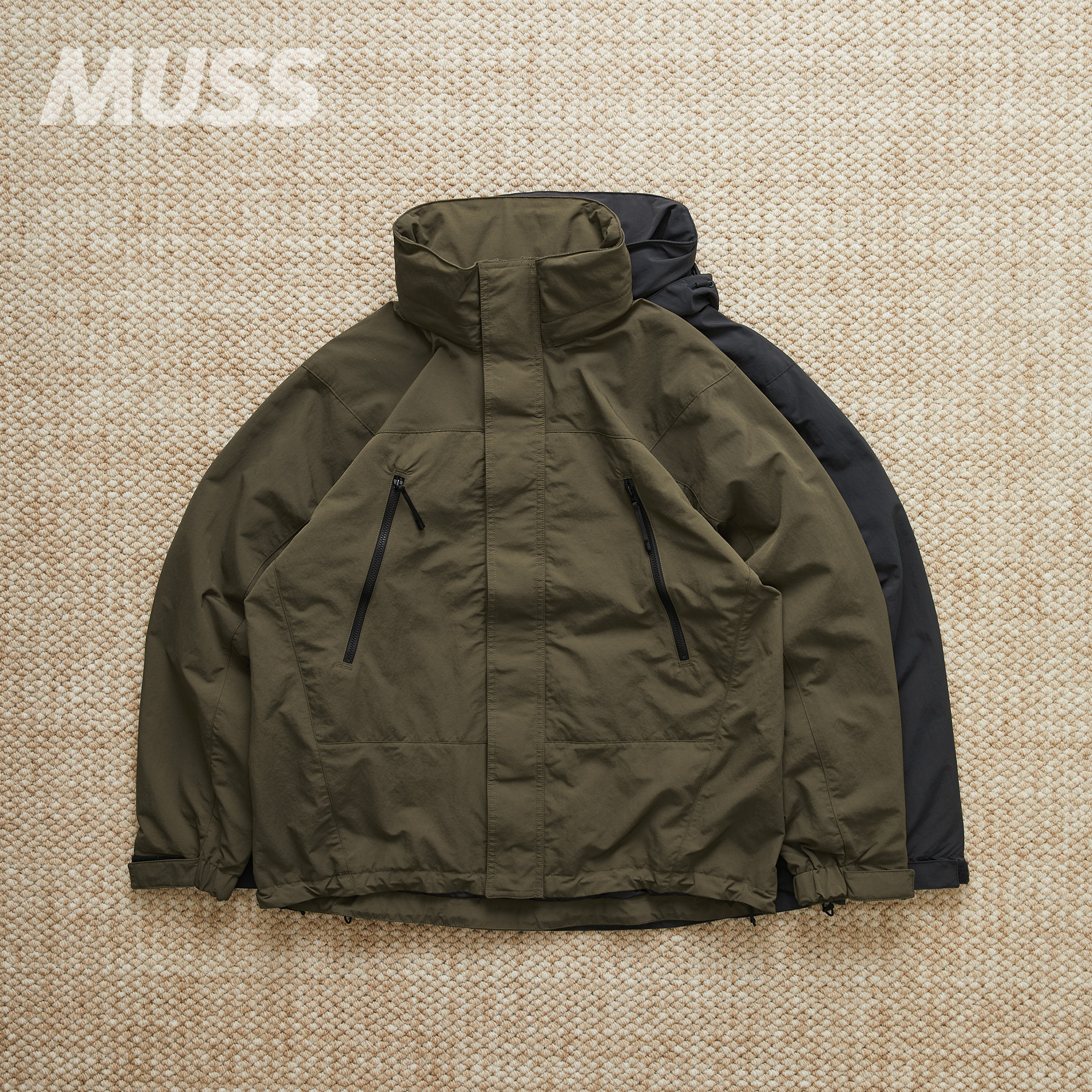 GOLDWIN原液染色柞蚕丝保暖外套