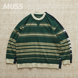 现货 WHITE MOUNTAINEERING STRIPE TEE 日产复古条纹长袖T恤25SS