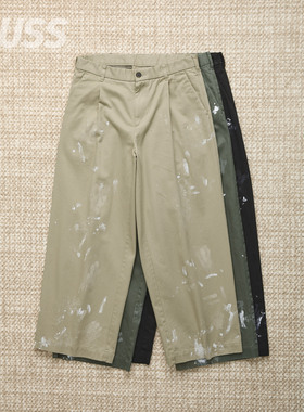 现货 KOLOR BEACON 26SBM-P05134 日产复古泼墨宽松休闲裤 26SS