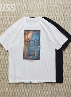 现货 LIBERAIDERS MAW AERIAL PHOTO TEE 相片印花休闲短袖T恤