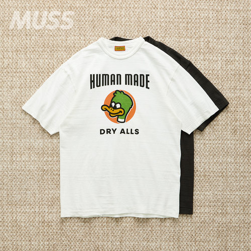 现货 HUMAN MADE GRAPHIC T-SHIRT 日产鸭子印花休闲短袖T恤 25SS