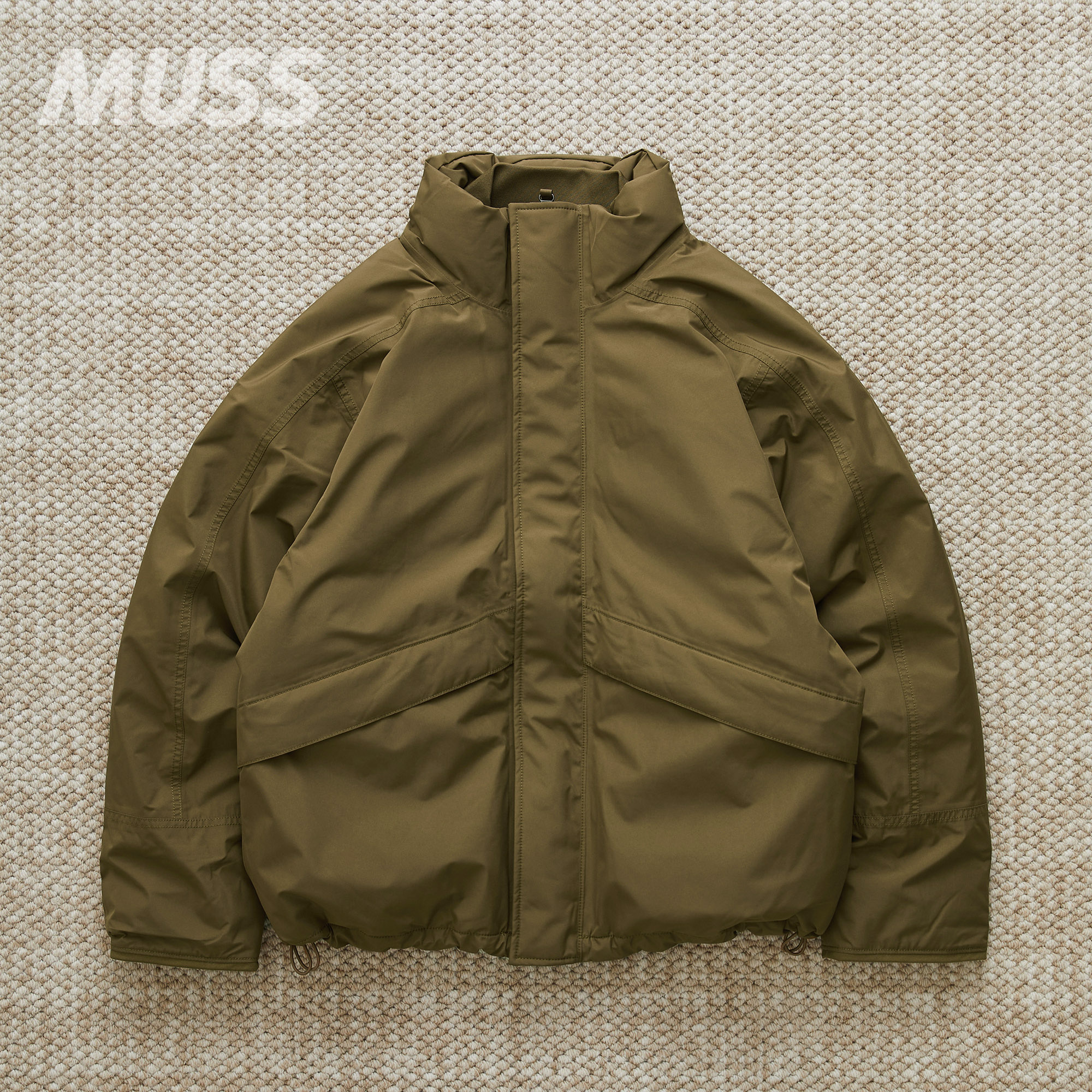 NANAMICA光电子立领防风羽绒服