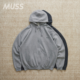 现货 ANACHRONORM FULLZIP PARKA 磨毛做旧复古印花拉链卫衣