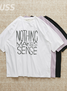 现货 ANACHRONORM PRINTED S/S TEE 复古水洗标语印花短袖T恤25SS
