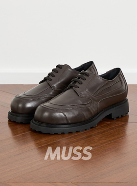 现货 _J.L_A.L_ TRACER DERBY 意产小牛皮机能拼接结构休闲德比鞋