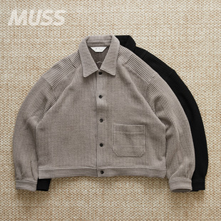 现货 ANCELLM WOOL CORDUROY WORK 日产串珠灯芯绒夹克外套 25AW