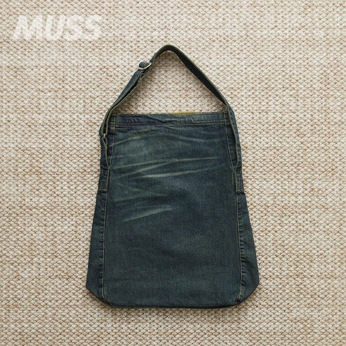 现货 OUR LEGACY SLING BAG 复古染色水洗牛仔单肩包斜挎包 25SS