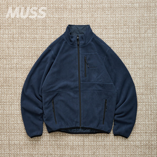 现货GRAMICCI THERMAL FLEECE REVERSIBLE双面穿抓绒保暖立领夹克