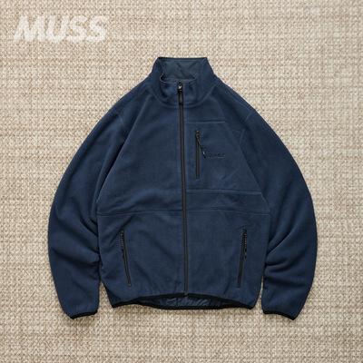 GRAMICCI双面穿抓绒保暖立领夹克