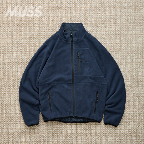 GRAMICCI双面穿抓绒保暖立领夹克