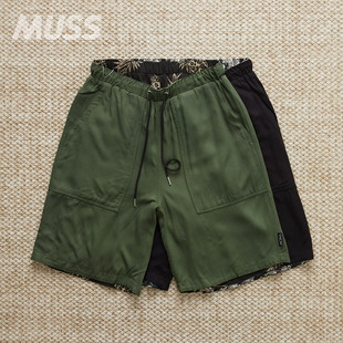 现货 TAION REVERSIBLE ALOHA SHORTS 双面穿山系复古休闲短裤