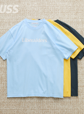 现货 LIBERAIDERS OG LOGO TEE 基础款印花针织休闲短袖T恤 25SS